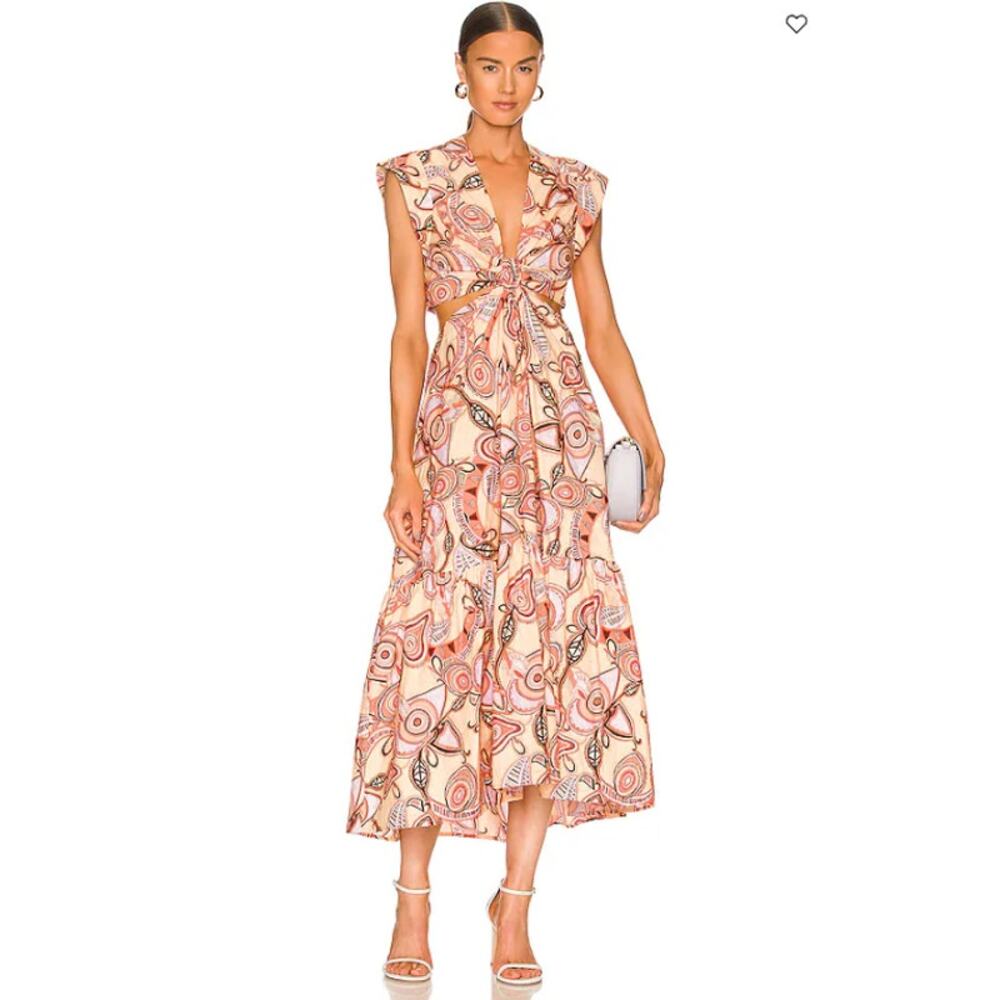 A.L.C. Alexandria Dress in Nude Peach Multi Size 0